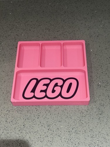 Lego inspired sorting - tray,