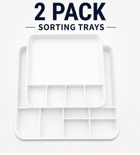 Pack sorting trays ideal for - pack,