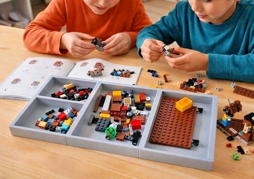 Lego sorting tray multiple - lego,