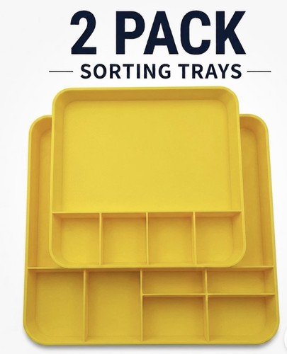 Pack sorting trays ideal for - sorting,