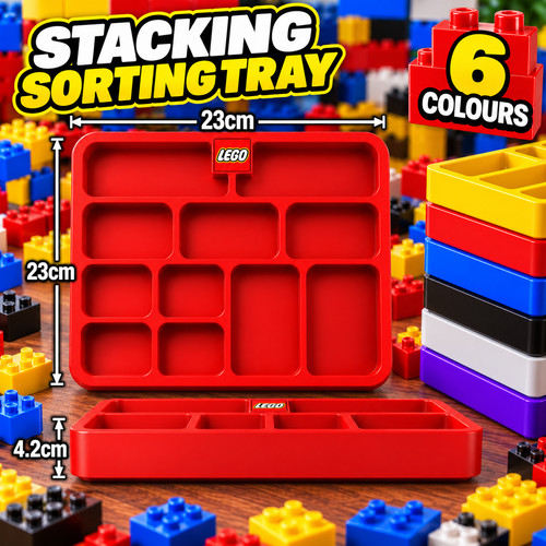 Lego 2cm stackable sorting - lego,