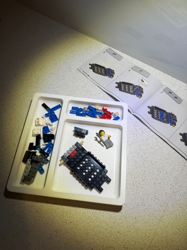 Lego brick sorting tray - brick, 3d